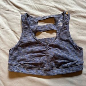 Torrid Sports bra. Size 2 blue and gray design